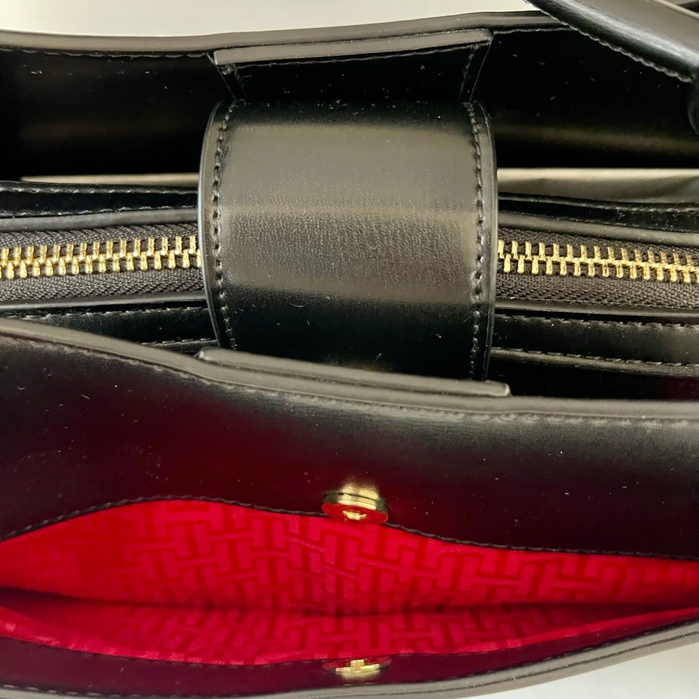 Halston Faye Black Hobo Shoulder Bag - Picture 11 of 12